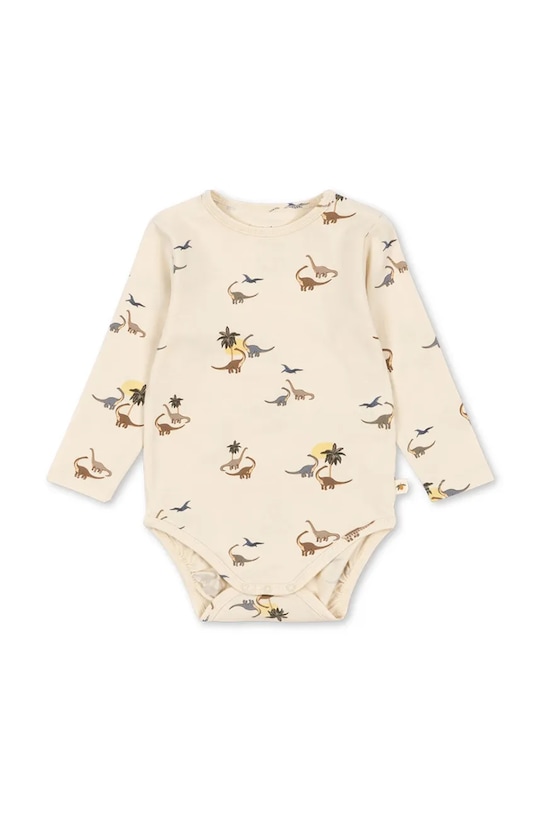 Боді для немовлят Konges Sløjd BASIC LS BODY GOTS Для немовлят бежевий KS103702.9BYA