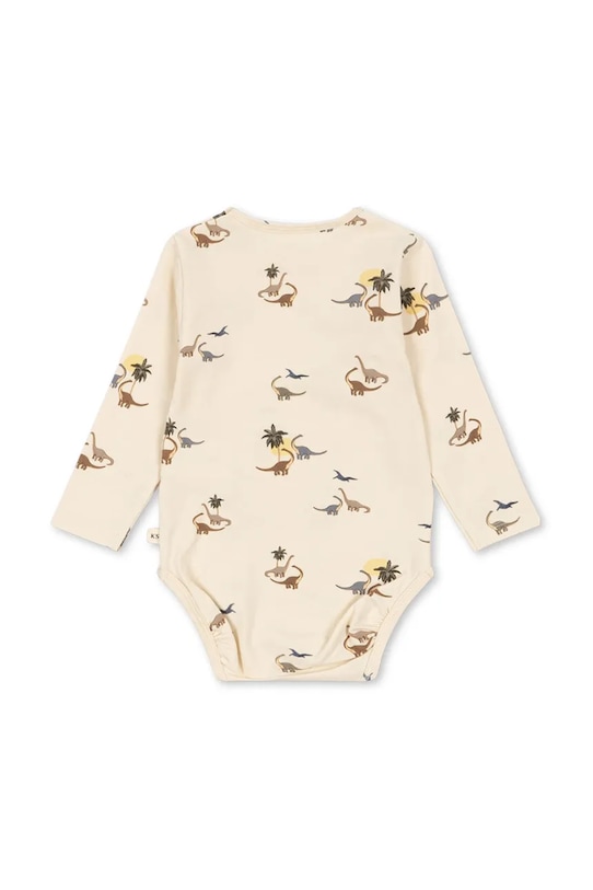 Боді для немовлят Konges Sløjd BASIC LS BODY GOTS KS103702.9BYA бежевий AW25