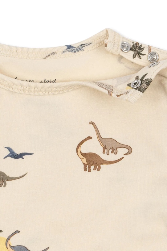 Хлопчик Боді для немовлят Konges Sløjd BASIC LS BODY GOTS KS103702.9BYA бежевий