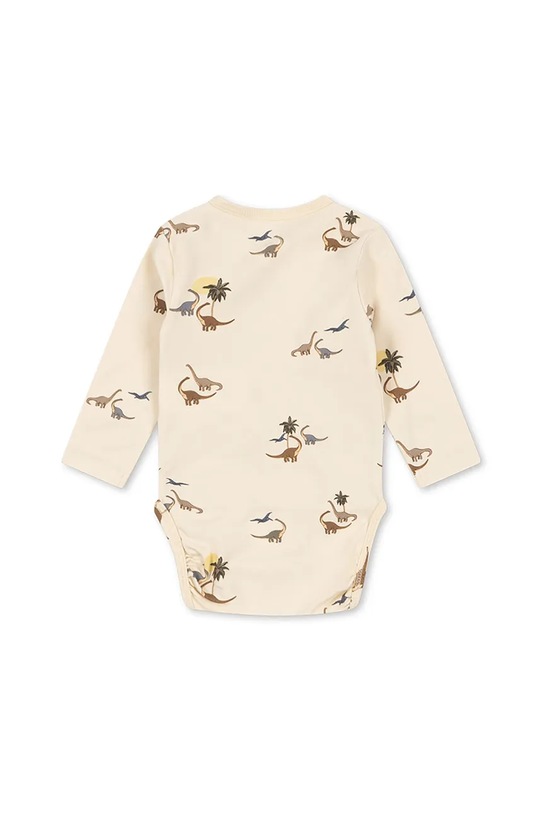 Konges Sløjd body niemowlęce BASIC LS NEWBORN BODY GOTS KS103703.9BYA beżowy AW25