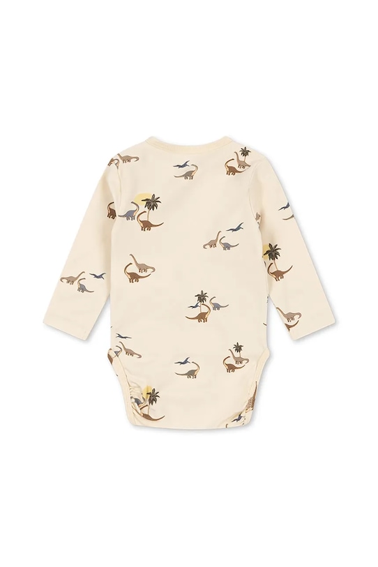 Боді для немовлят Konges Sløjd BASIC LS NEWBORN BODY GOTS KS103703.9BYA бежевий AW25