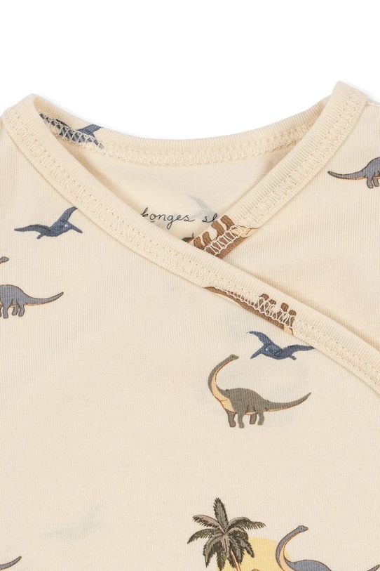 Хлопчик Боді для немовлят Konges Sløjd BASIC LS NEWBORN BODY GOTS KS103703.9BYA бежевий