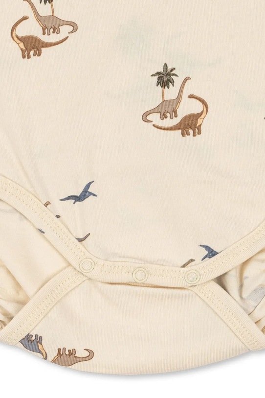 Konges Sløjd body niemowlęce BASIC LS NEWBORN BODY GOTS KS103703.9BYA beżowy