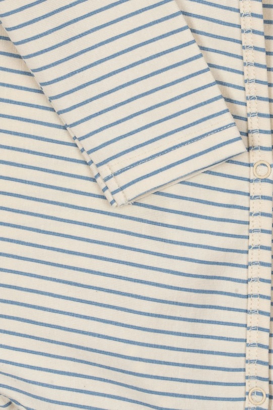 Konges Sløjd rampers niemowlęcy BASIC NEWBORN ONESIE GOTS niebieski KS103704.9BYA