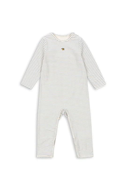 Konges Sløjd pajacyk niemowlęcy BASIC ONESIE GOTS Produkt niemowlęcy niebieski KS103705.9BYA