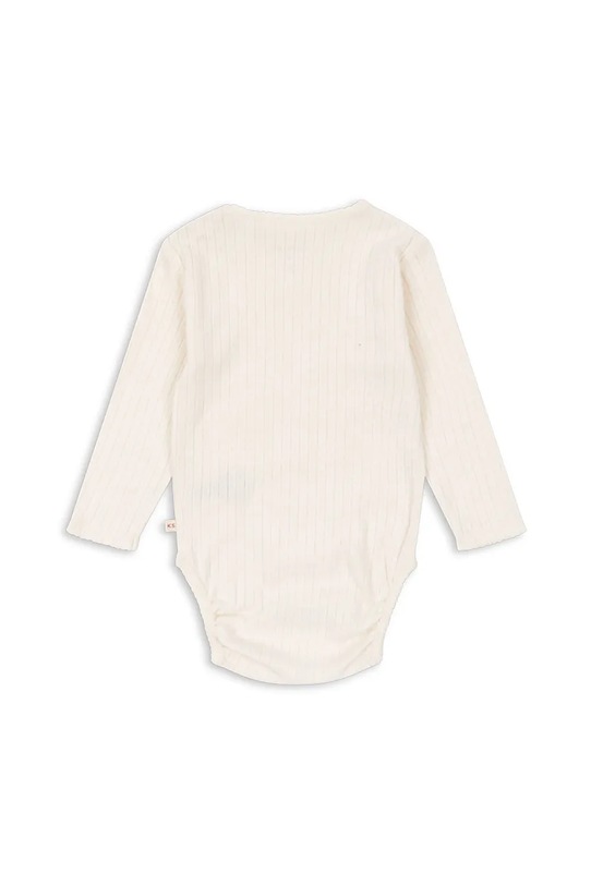 Bavlnené body pre bábätká Konges Sløjd MINNIE BODY GOTS KS103916.9BYA béžová AW25