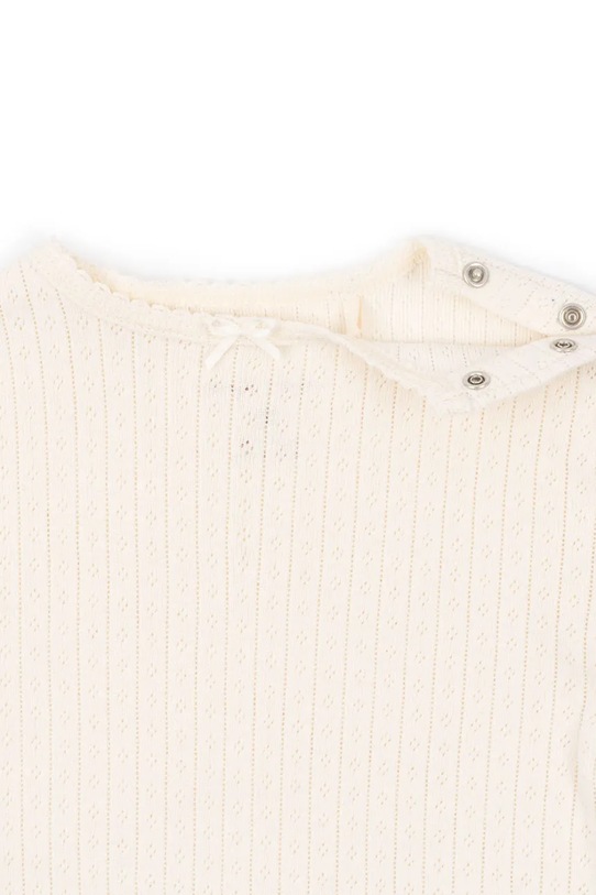 Chlapec Bavlnené body pre bábätká Konges Sløjd MINNIE BODY GOTS KS103916.9BYA béžová