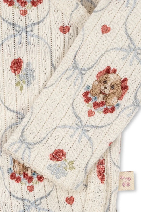 Βαμβακερά φορμάκια για μωρά Konges Sløjd MINNIE NEWBORN BODY GOTS μπεζ KS103919.9BYA