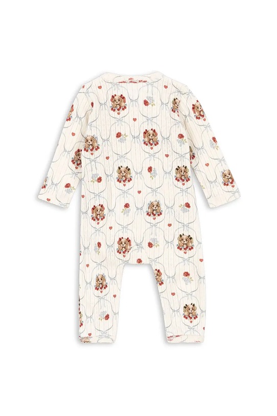 Αγορίστικα Βρεφική βαμβακερή ρόμπα Konges Sløjd MINNIE NEWBORN ONESIE GOTS KS103920.9BYA μπεζ