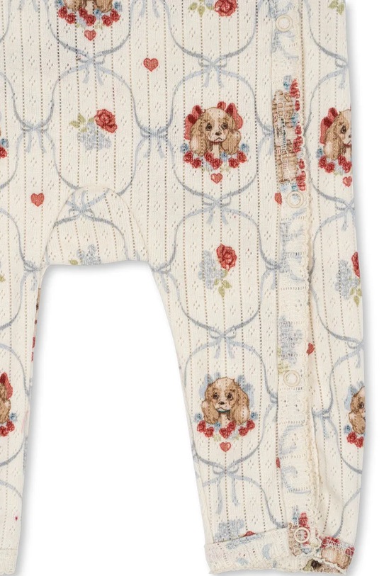 Βρεφική βαμβακερή ρόμπα Konges Sløjd MINNIE NEWBORN ONESIE GOTS KS103920.9BYA
