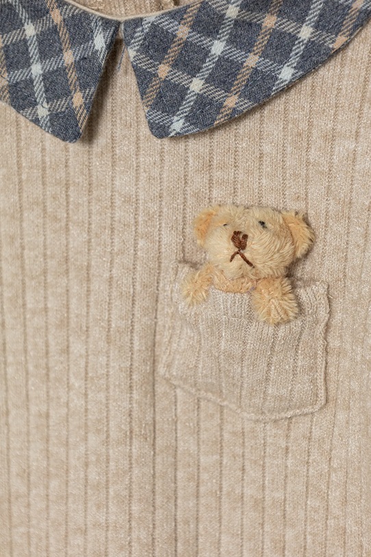 Chłopiec Jamiks pajacyk niemowlęcy FENRIS FENRIS.Pajacyk.JZI036.K beżowy