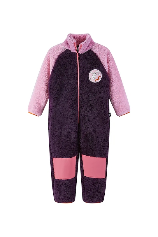Reima gyerek polár kezeslábas Moomin Gladeligen 5200446A.9BYA lila AW25