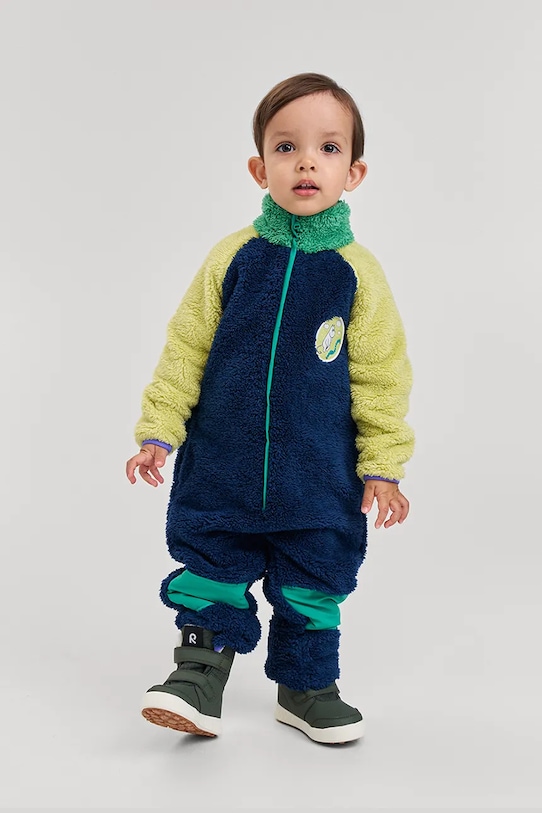 Παιδική φόρμα από φλις Reima Moomin Gladeligen άλλο σκούρο μπλε 5200446A.9BYA