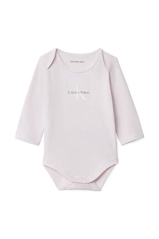 Боди для младенцев Calvin Klein Jeans розовый IN0IN00337.9BYA