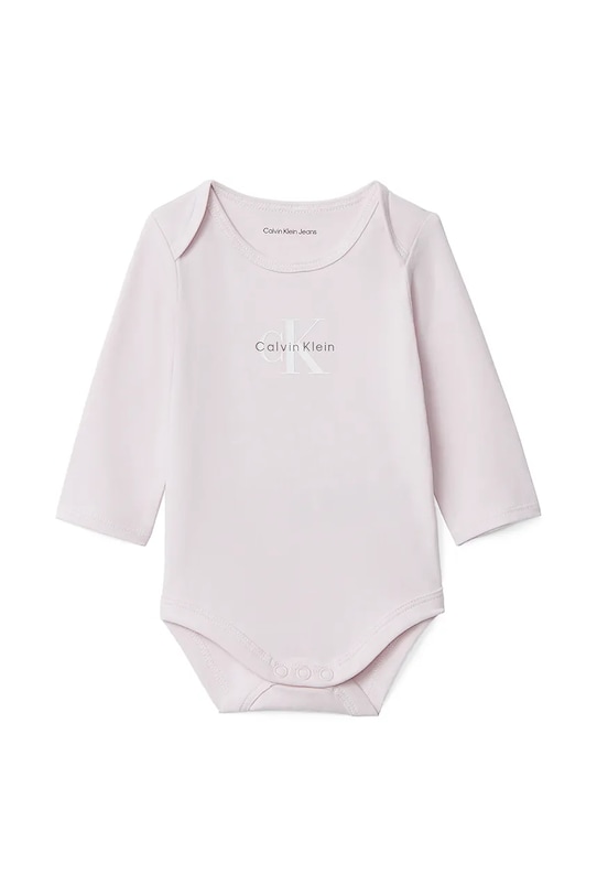 Body pre bábätká Calvin Klein Jeans ružová IN0IN00337.9BYA