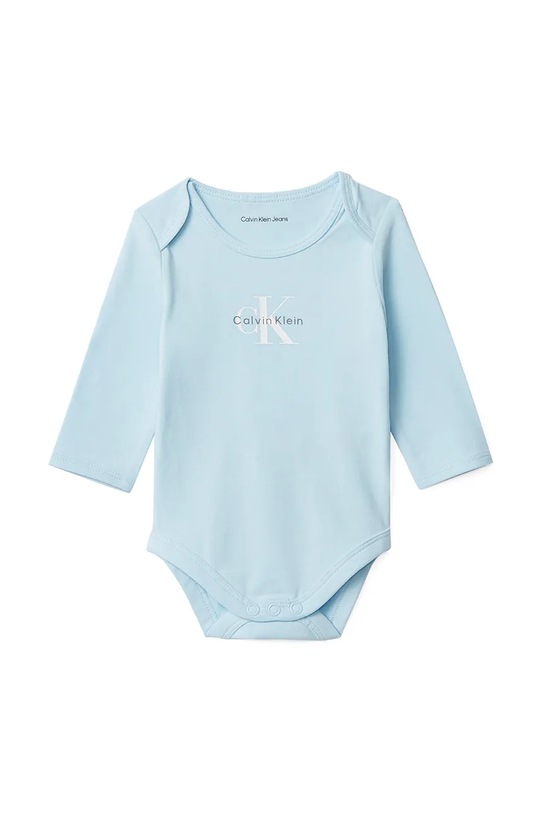 Боді для немовлят Calvin Klein Jeans блакитний IN0IN00337.9BYA