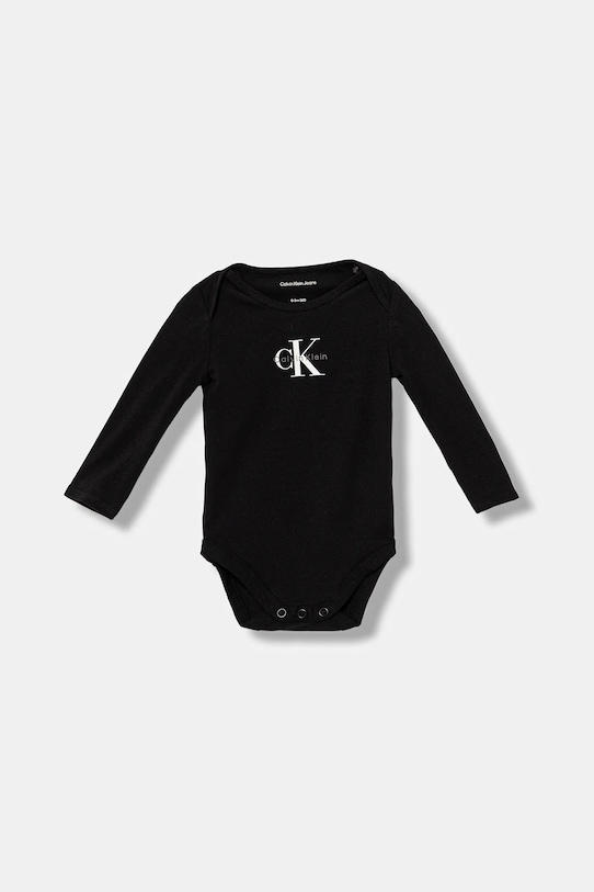 Kojenecké body Calvin Klein Jeans černá IN0IN00337.9BYA