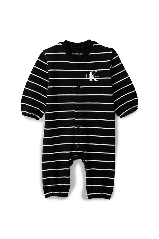 Calvin Klein Jeans pajacyk niemowlęcy czarny IN0IN00338.9BYA