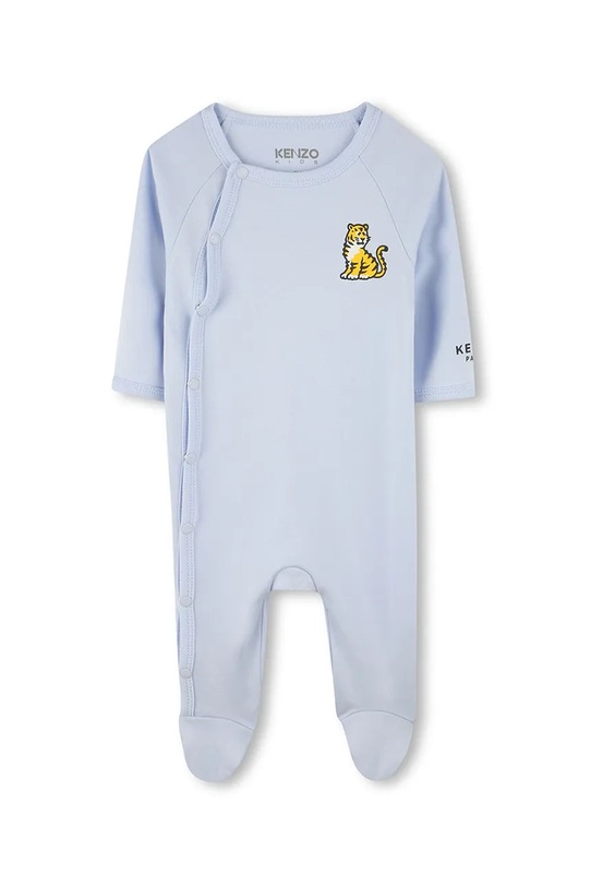 Chłopiec Kenzo Kids pajacyk niemowlęcy bawełniany 2-pack K61253 niebieski