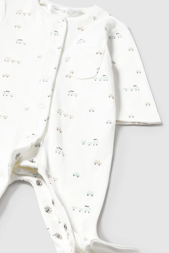 Дитячі бавовняні повзунки Mayoral Newborn 2-pack блакитний 2714.1B.Newborn.9BYA