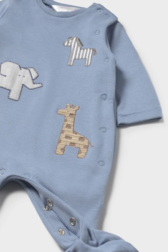 Βρεφικές βαμβακερές ρόμπες Mayoral Newborn 2-pack μπλε 2714.1B.Newborn.9BYA