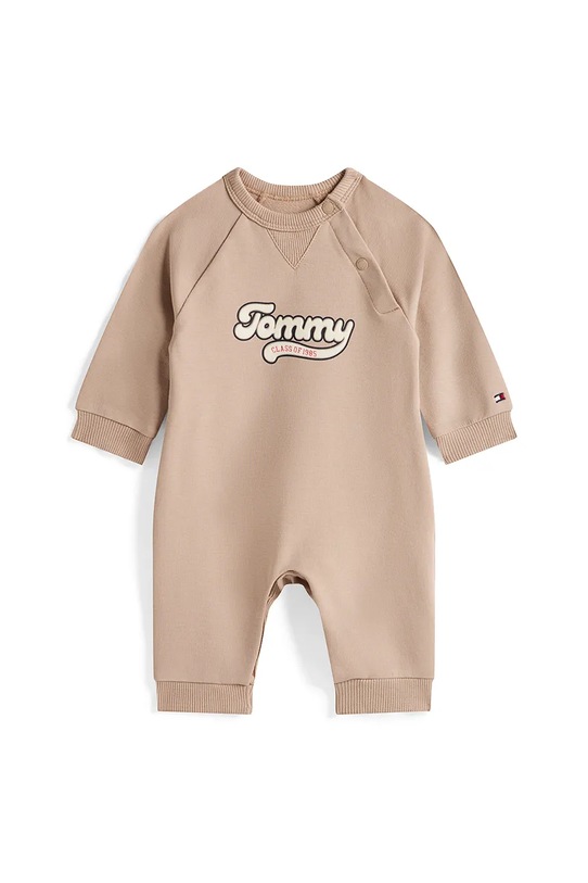 Tommy Hilfiger pajacyk niemowlęcy Produkt niemowlęcy brązowy KN0KN02095.9BYA