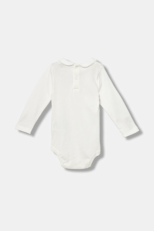 United Colors of Benetton body bawełniane niemowlęce 3I9WAB00R.W.seasonal biały AW25