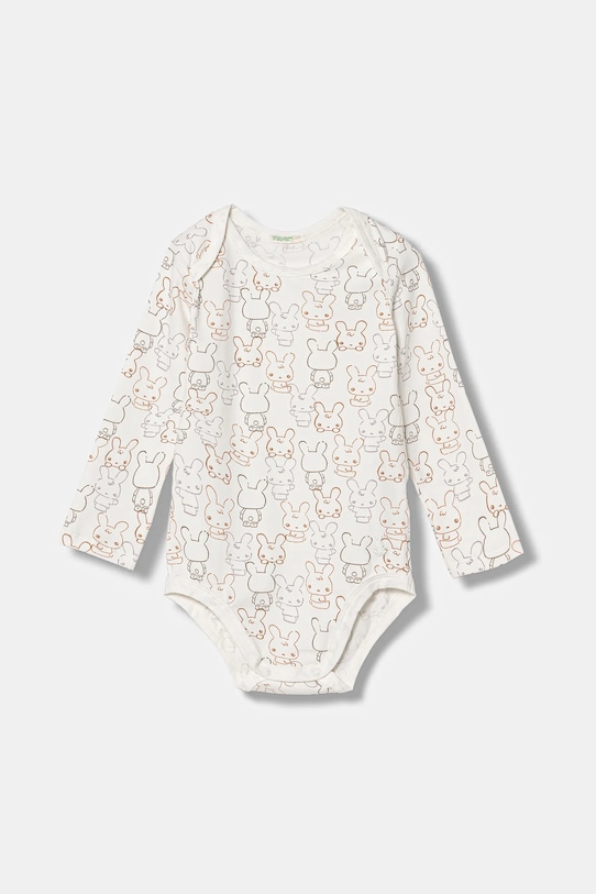 Kojenecké body United Colors of Benetton 2-pack 3DKAAB00S.W.seasonal bílá AW25