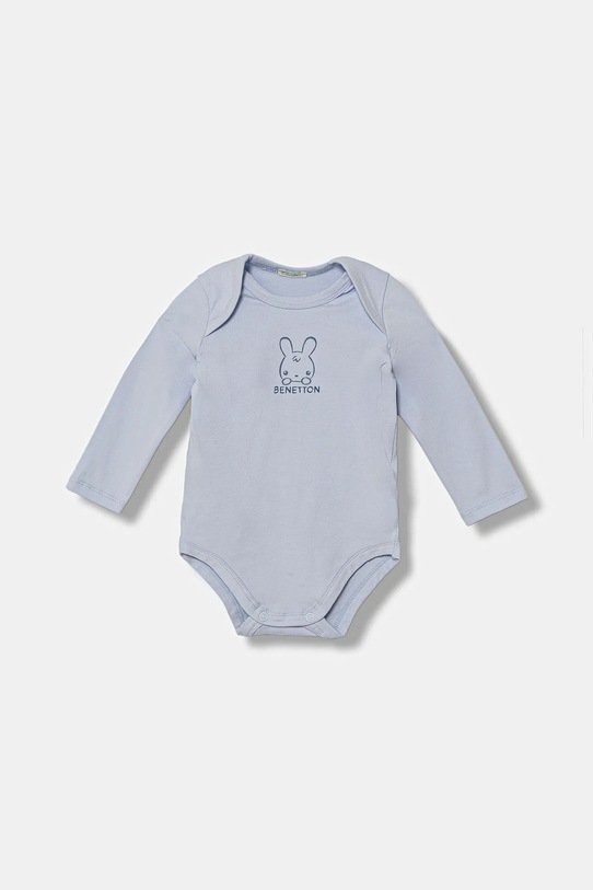 Body pre bábätká United Colors of Benetton 2-pak 3DKAAB00S.W.seasonal modrá AW25