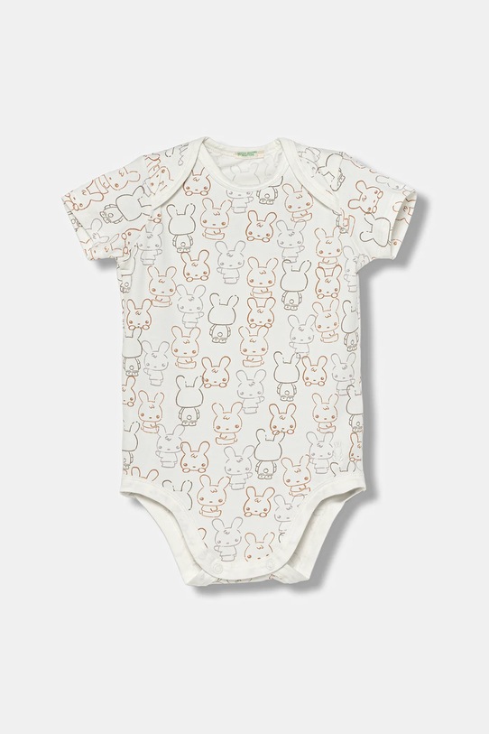 Chłopiec United Colors of Benetton body niemowlęce 2-pack 3DKAAB00T.W.seasonal biały