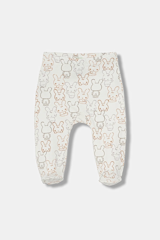 Kojenecké dupačky United Colors of Benetton 2-pack 3DKAAF02H.W.seasonal bílá AW25