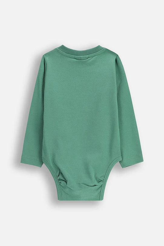 Coccodrillo body niemowlęce z bawełną ZC5112101FBN zielony AW25