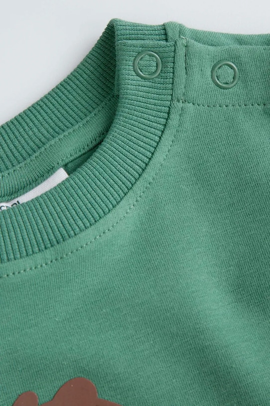 Chłopiec Coccodrillo body niemowlęce z bawełną ZC5112101FBN zielony