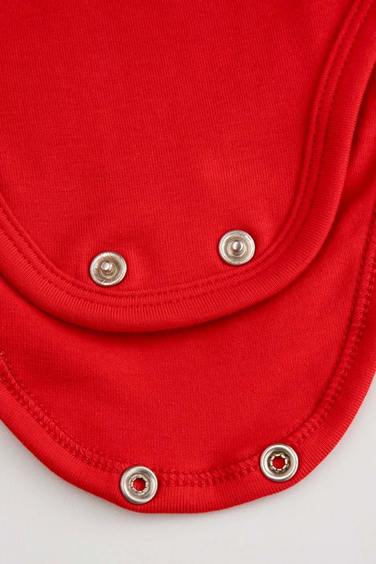 Βρεφικό body βαμβακερό Coccodrillo κόκκινο ZC5112101MER