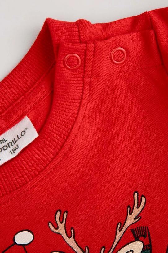 Αγορίστικα Βρεφικό body βαμβακερό Coccodrillo ZC5112102MER κόκκινο