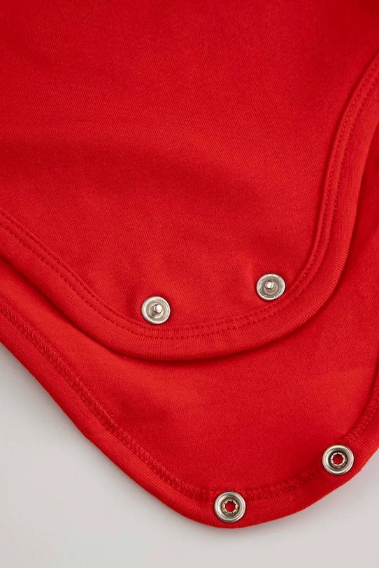 Βρεφικό body βαμβακερό Coccodrillo κόκκινο ZC5112102MER