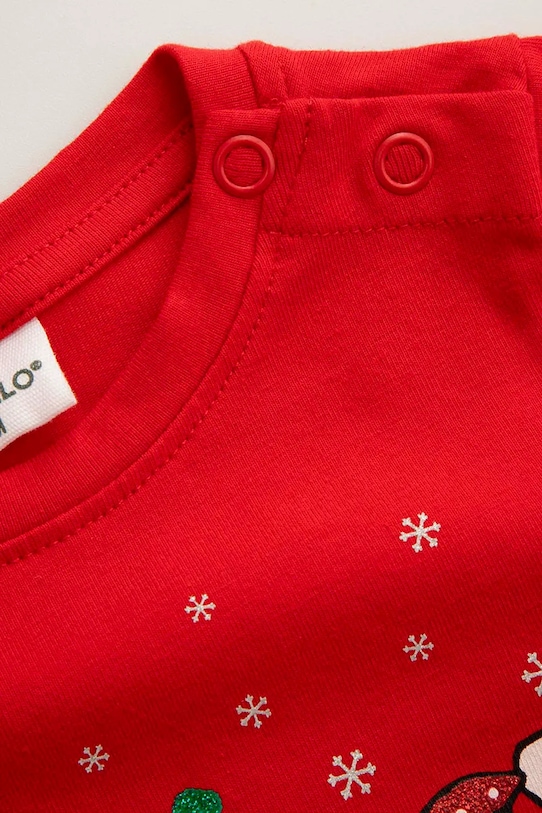 Αγορίστικα Βρεφικό body βαμβακερό Coccodrillo ZC5112104MER κόκκινο