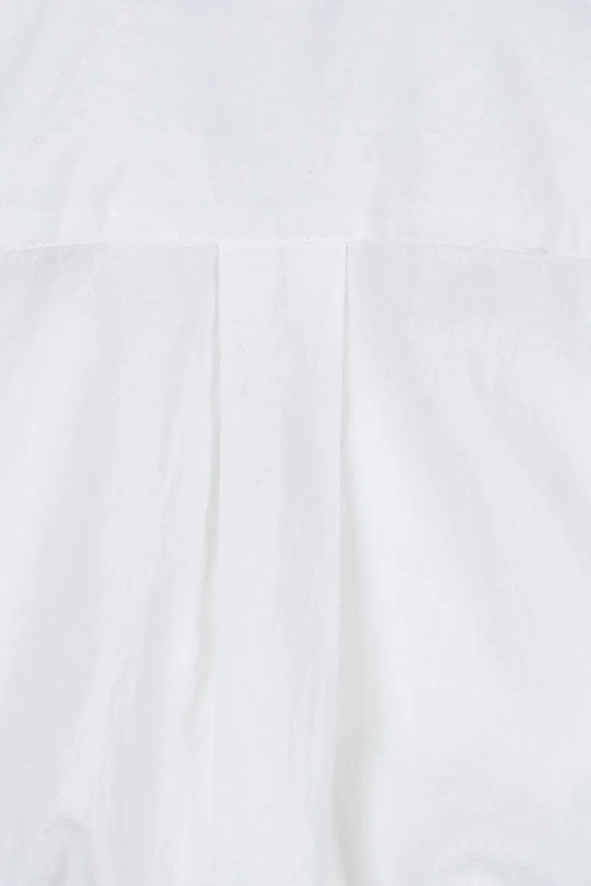 Chłopiec Konges Sløjd body bawełniane niemowlęce RAY BABY SHIRT GOTS KS104407.9BYA biały