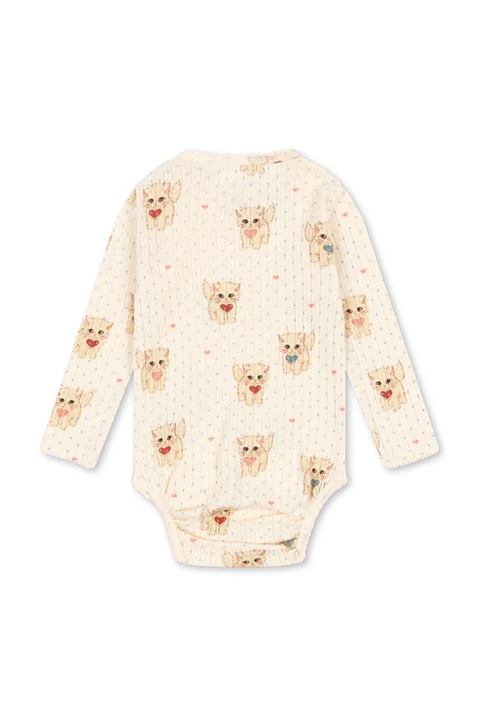 Konges Sløjd body niemowlęce MINNIE BODY GOTS KS105191.9BYA beżowy AW25