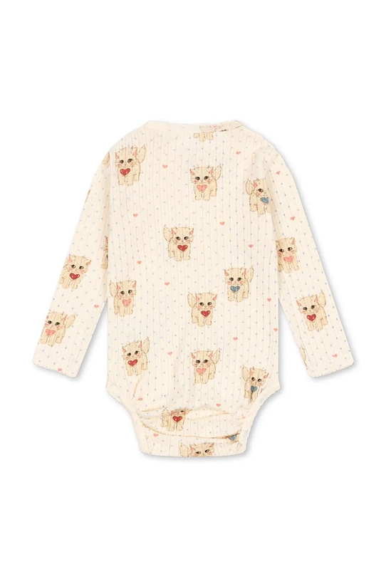 Konges Sløjd body niemowlęce MINNIE BODY GOTS KS105191.9BYA beżowy AW25