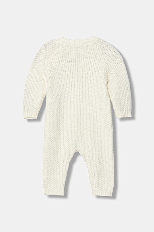 United Colors of Benetton pajacyk z domieszką kaszmiru niemowlęcy 1IQLAT006.W.Seasonal beżowy AW25