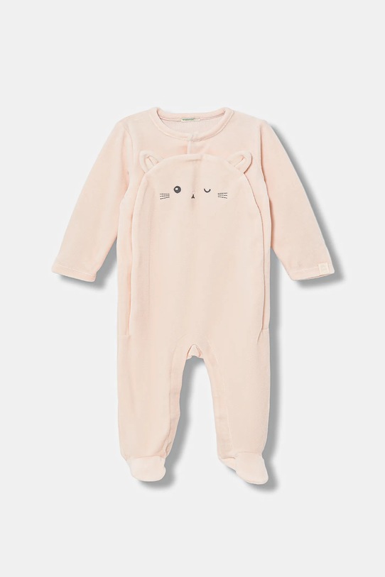 United Colors of Benetton śpioszki niemowlęce Produkt niemowlęcy różowy 3SP7AT019.W.Seasonal