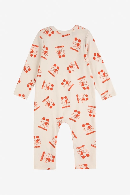 Chłopiec Bobo Choses pajacyk niemowlęcy Rolling Dog 225FB009 beżowy