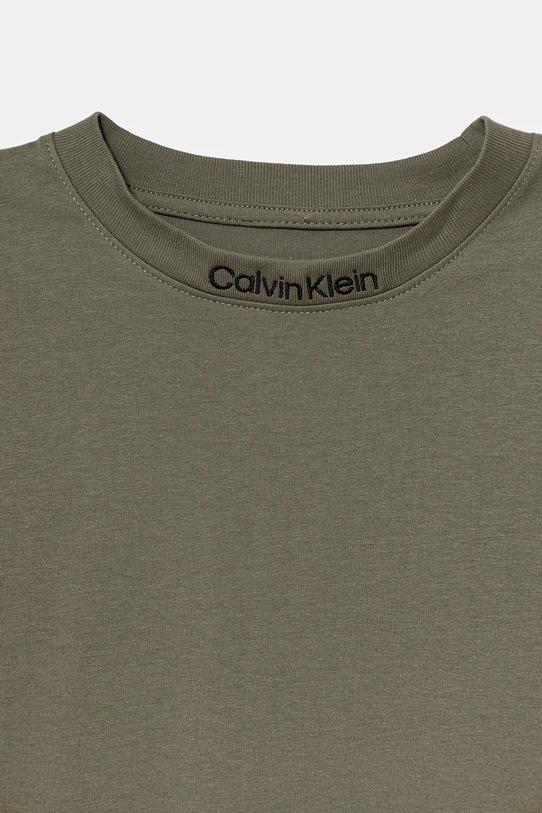 Calvin Klein Jeans longsleeve bawełniany zielony IB0IB02354.9BYA