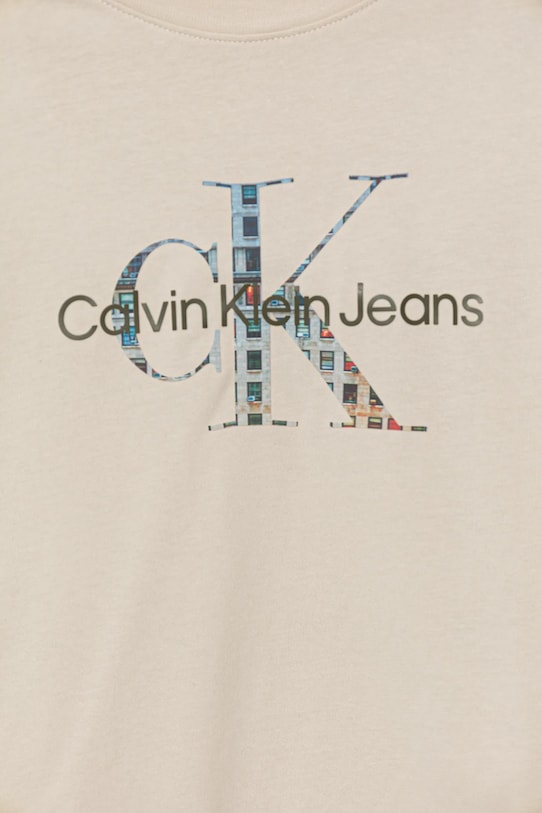 Calvin Klein Jeans longsleeve beżowy IB0IB02531.9BYA