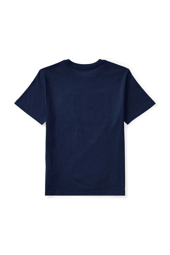 Polo Ralph Lauren t-shirt bawełniany dziecięcy 323843794001 granatowy AW25