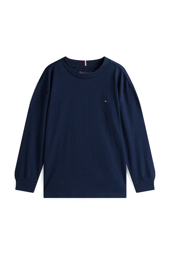 Дитячий бавовняний лонгслів Tommy Hilfiger KB0KB09846.104.122.9BYA темно-синій AW25