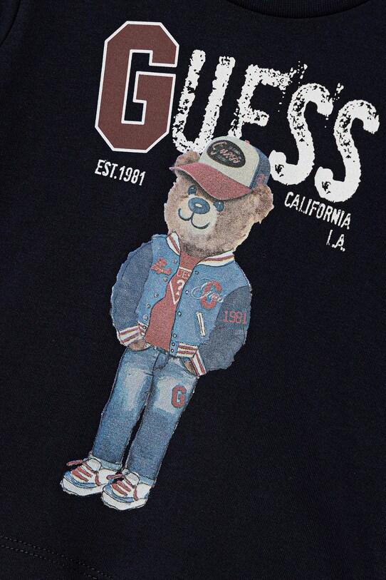 Fiú Guess baba pamut hosszú ujjú I5YI04.K8HM4.9BYA sötétkék