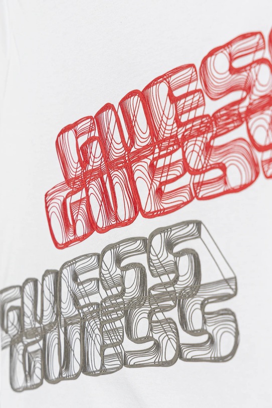 Chłopiec Guess longsleeve bawełniany dziecięcy L5YI00.K8HM4.9BYA biały
