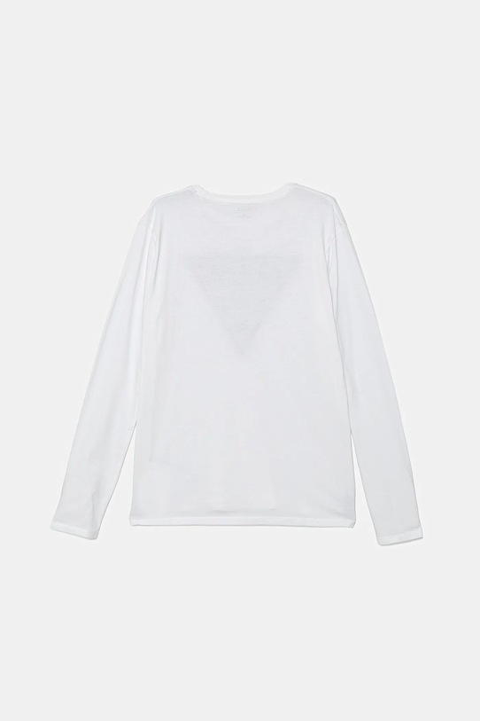 Детска блуза с дълги ръкави Guess L5YI06.K8HM4.9BYA бял AW25